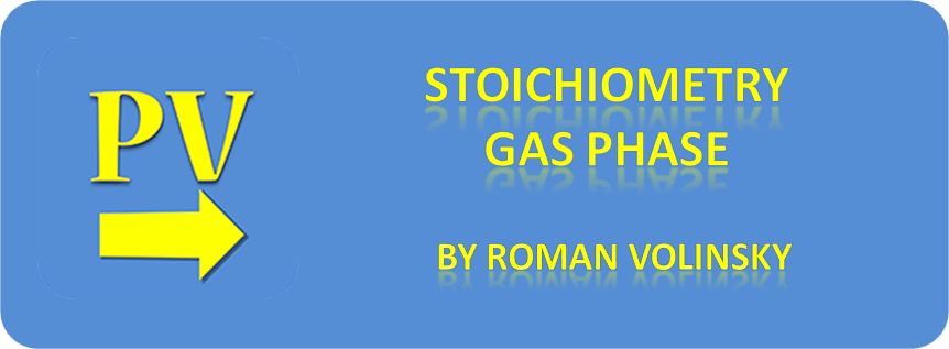 Stoichiometry in a Gas Phase